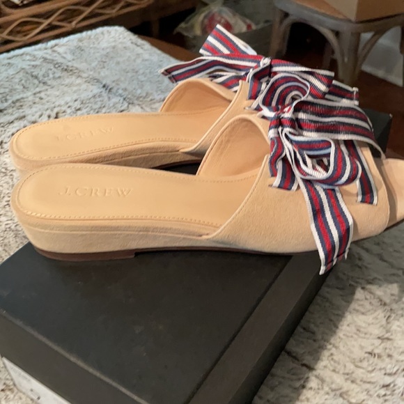 J Crew lace up mini wedges - Picture 2 of 6